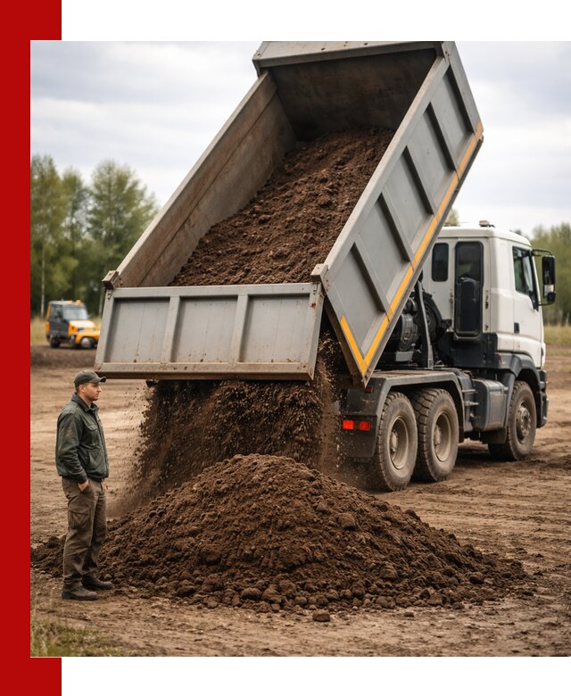 Аренда самосвала с водителем в Фрязине для сыпучих грузов и навоза