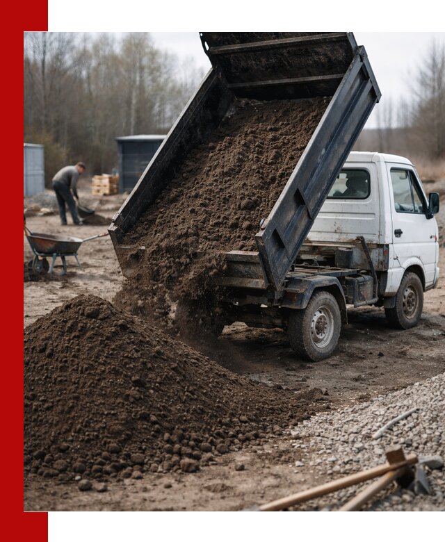 Аренда минисамосвала в Фрязине для доставки сыпучих материалов