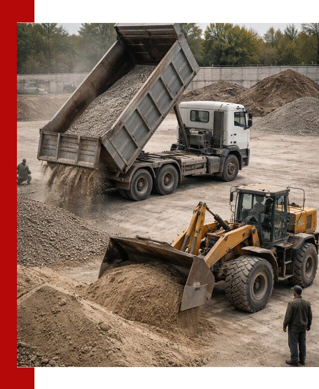 Перевозка сыпучих грузов самосвалами и бортовыми в Фрязине