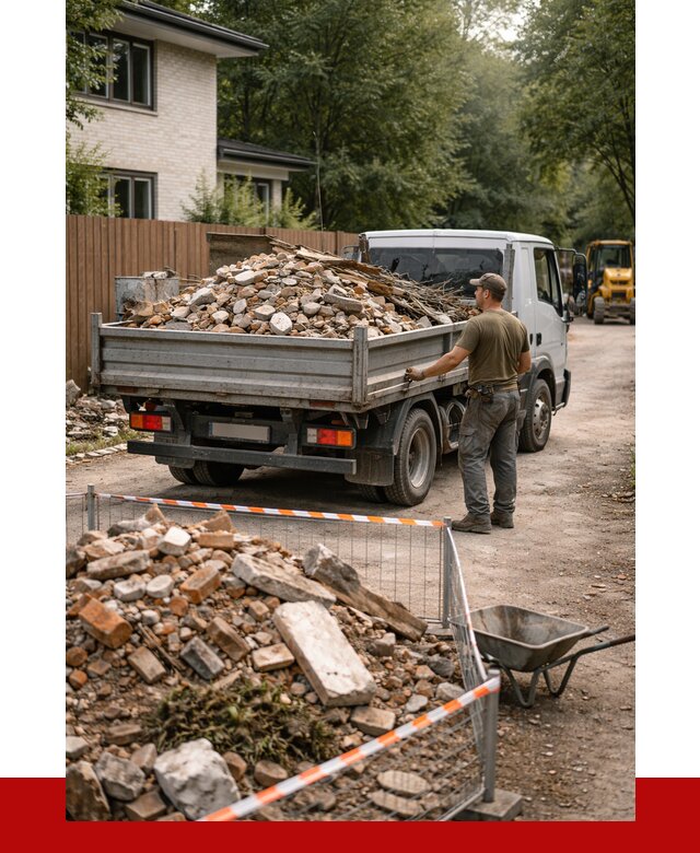 Вывоз строительного мусора с погрузкой в Фрязине от 7789 р | ПРОНЕРУДФрз