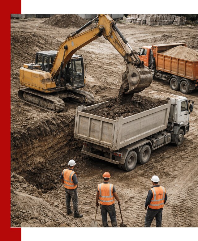 Разработка грунта для строительства и благоустройства в Фрязине