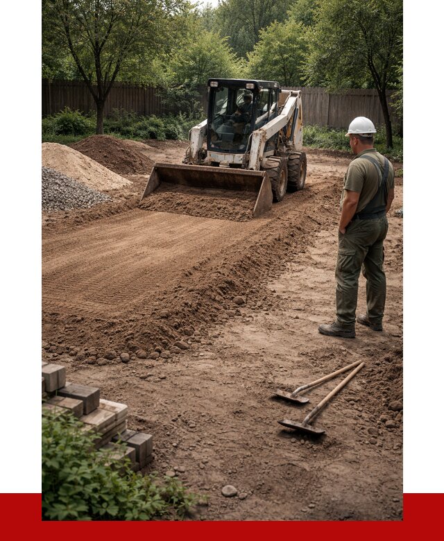 Выравнивание участка под ключ в Фрязине от 3635 р. | ПРОНЕРУДФрз